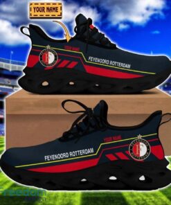 Feyenoord Rotterdam Sneakers Limited Max Soul Shoes For Men And Women Custom Name Product Photo 1