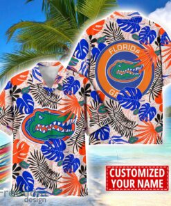 Florida Gators Aloha Hawaiian Shirt Custom Name Summer Gift Holiday Team Shirt