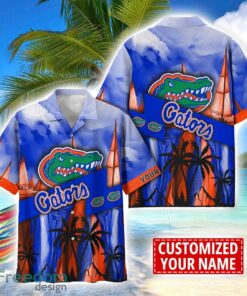 Florida Gators Hawaii Shirt Custom Name Sports Team Beach Shirt