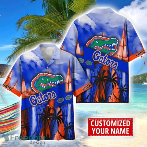 Florida Gators Hawaii Shirt Custom Name Sports Team Beach Shirt Product Photo 1