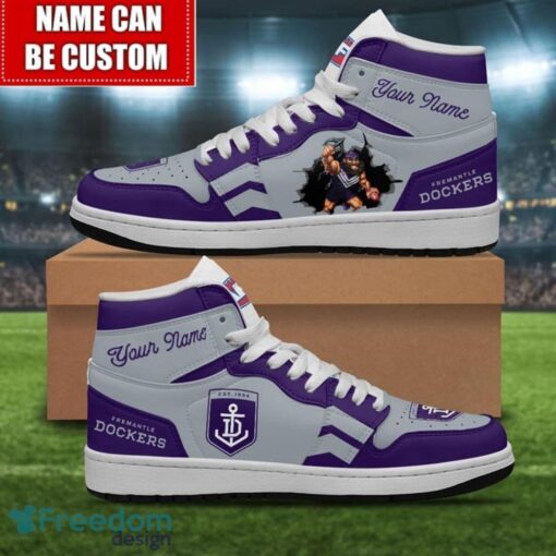 Fremantle Dockers Sneakers Custom Name Limited Air Jordan Hightop Shoes Men Women Gift Product Photo 1