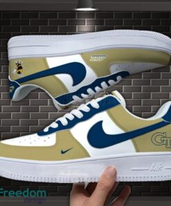 Georgia Tech Yellow Jackets Air Force Shoes Mix Color For Sport Fans Sneaker