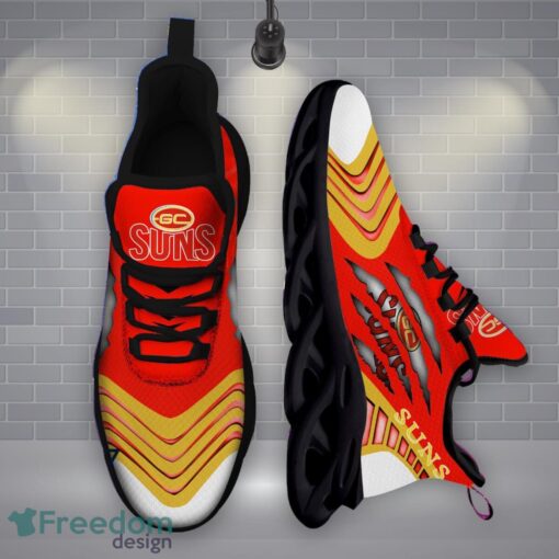 Gold Coast Suns Sneakers Wolf Scratch Designs Max Soul Shoes Running Shoes Product Photo 2