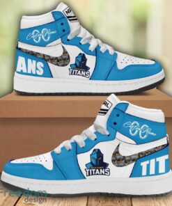 Gold Coast Titans NRL Air Jordan 1 Hight Top Shoes For Men Women Custom Name And Number