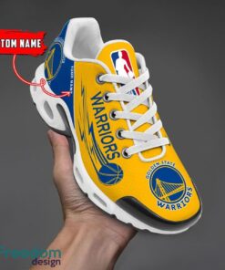 Golden State Warriors NBA Air Cushion Sports Shoes Custom Name TN Sneakers For Fans Product Photo 1