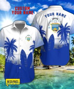 Greenock Morton F.C. Combo Hawaiian Shirt And Shorts Surfboards Coconut Custom Name For Fans