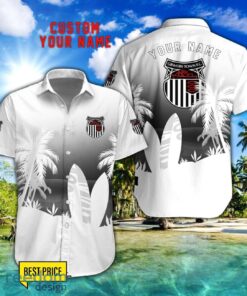 Grimsby Town Combo Hawaiian Shirt And Shorts Surfboards Coconut Custom Name For Fans