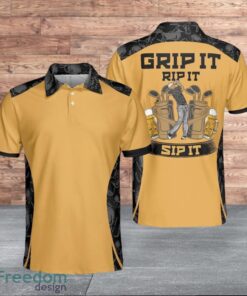 Grip It Rip It Sip It Golf Light Style For Men Polo Shirt