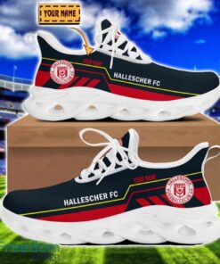 Hallescher FC Sneakers Limited Max Soul Shoes For Men And Women Custom Name Product Photo 2