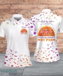 Halloween Flamingo Golf Friends Are Always Connected Golf For Women Polo Shirt