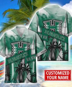 Hawaii Rainbow Warriors Hawaii Shirt Custom Name Sports Team Beach Shirt