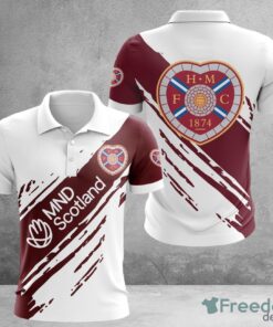 Heart of Midlothian FC 3D Polo Shirt Gift For Men Sport Golf Polo Shirt