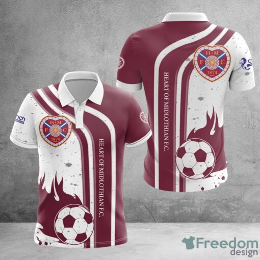 Heart of Midlothian FC 3D Polo Shirt Gift Gift 3D Printing Product Photo 1