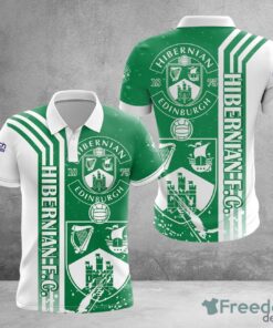 Hibernian FC 3D Polo Shirt Gift For Men Sport Golf Polo Shirt