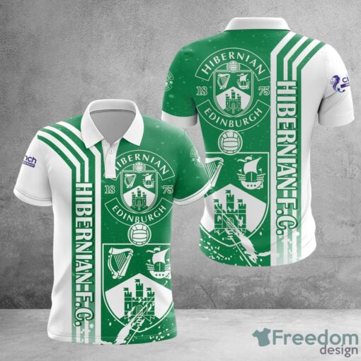 Hibernian FC 3D Polo Shirt Gift For Men Sport Golf Polo Shirt Product Photo 1