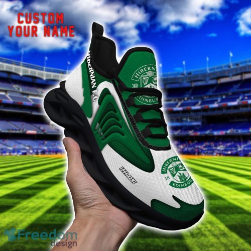 Hibernian F.C. Sneakers Max Soul Shoes For Men And Women Custom Name Team Gift Product Photo 2