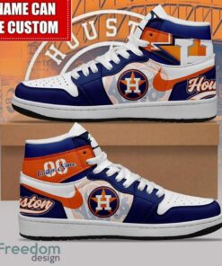 Houston Astros Custom Name Number Limited Air Jordan Hightop Shoes Men Women Gift