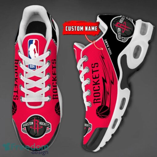 Houston Rockets NBA Air Cushion Sports Shoes Custom Name TN Sneakers For Fans Product Photo 3