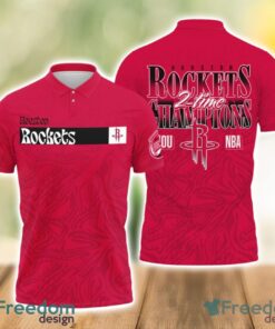 Houston Rockets Style NBA Champs Special Designs 3D Polo Shirt