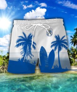 Huddersfield Town A.F.C Combo Hawaiian Shirt And Shorts Surfboards Coconut Custom Name For Fans Product Photo 2