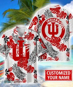 Indiana Hoosiers Aloha Hawaiian Shirt Custom Name Summer Gift Holiday Team Shirt