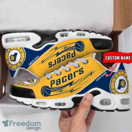 Indiana Pacers NBA Air Cushion Sports Shoes Custom Name TN Sneakers For Fans Product Photo 2