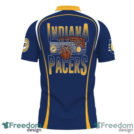 Indiana Pacers Style NBA 3D Polo Shirt Gift For Men Father's Day Gift Product Photo 3