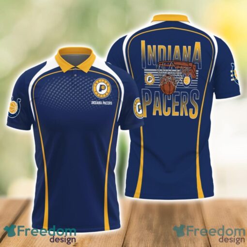 Indiana Pacers Style NBA 3D Polo Shirt Gift For Men Father's Day Gift Product Photo 1