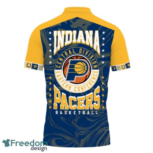 Indiana Pacers Style NBA 3D Polo Shirt Sport Season Gift For Fans Product Photo 3