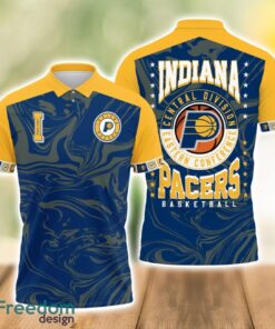 Indiana Pacers Style NBA 3D Polo Shirt Sport Season Gift For Fans