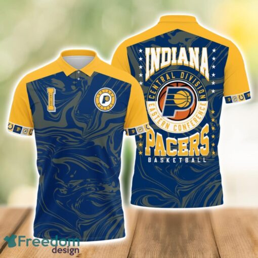 Indiana Pacers Style NBA 3D Polo Shirt Sport Season Gift For Fans Product Photo 1