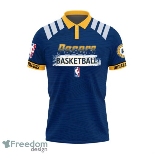 Indiana Pacers Style NBA Basketball Team 3D Polo Shirt Product Photo 2