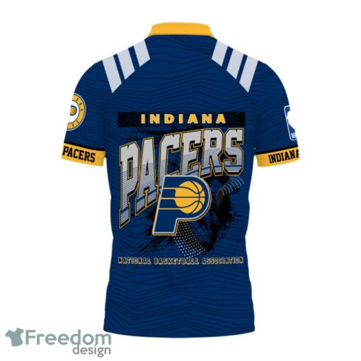 Indiana Pacers Style NBA Basketball Team 3D Polo Shirt Product Photo 3