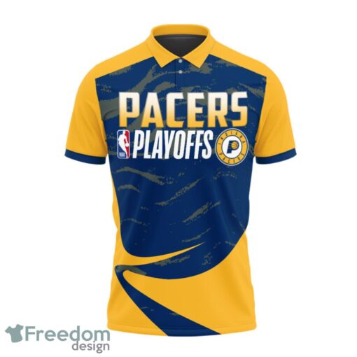 Indiana Pacers Style NBA Basketball Team 3D Polo Shirt Sport Fans Gift Product Photo 2