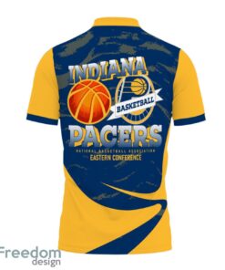 Indiana Pacers Style NBA Basketball Team 3D Polo Shirt Sport Fans Gift Product Photo 3