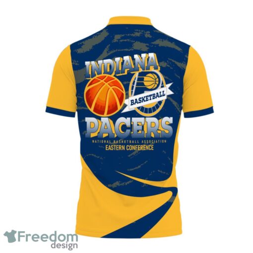 Indiana Pacers Style NBA Basketball Team 3D Polo Shirt Sport Fans Gift Product Photo 3