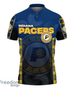 Indiana Pacers Style NBA Basketball Team Black 3D Polo Shirt new Designs For Fans Product Photo 2