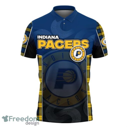 Indiana Pacers Style NBA Basketball Team Black 3D Polo Shirt new Designs For Fans Product Photo 2