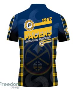 Indiana Pacers Style NBA Basketball Team Black 3D Polo Shirt new Designs For Fans Product Photo 3