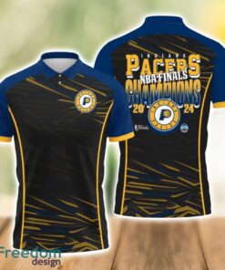 Indiana Pacers Style NBA Champs Basketball 2024 3D Polo Shirt For Fans