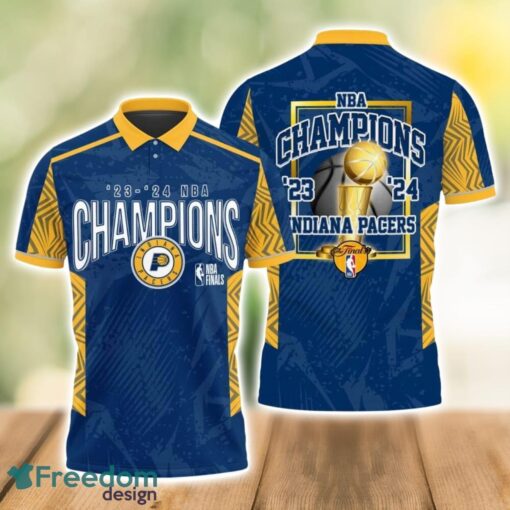 Indiana Pacers Style NBA Champs Team Basketball 2024 Polo Shirt Gift Ideas For Fans Product Photo 1