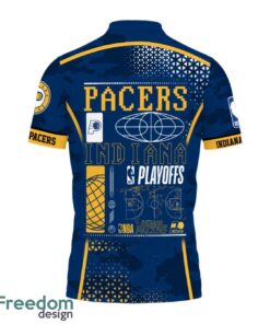 Indiana Pacers Style NBA Playoffs Team Basketball 2024 Polo Shirt Product Photo 3