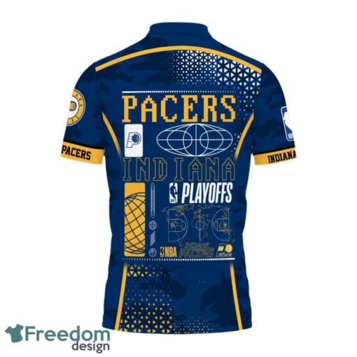 Indiana Pacers Style NBA Playoffs Team Basketball 2024 Polo Shirt Product Photo 3