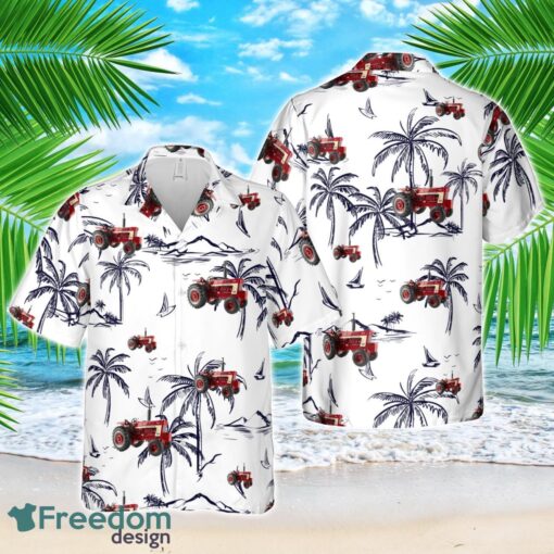 International Farmall 1066 Turbo Wide Front Tractor Hawaiian Shirt Product Photo 1