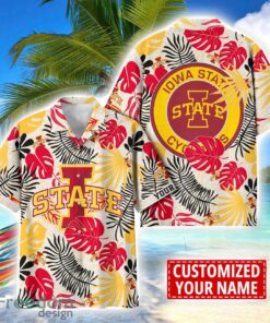 Iowa State Cyclones Aloha Hawaiian Shirt Custom Name Summer Gift Holiday Team Shirt