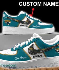 Jacksonville Jaguars NFL Air Force 1 Shoes For Men Women Fans Gift AF1 Sneaker Custom Name - Jacksonville Jaguars Personalized NFL Air Force 1 Shoes_1