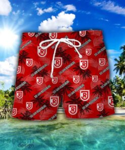 Jahn Regensburg 3D Hawaiian Shirt and Shorts Vinatge Tree Pattern Beach Shirt For Fans Product Photo 2