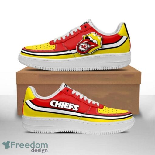 Kansas City Chiefs Air Force Shoes Sexy Lips AF1 For Men And Women Product Photo 1