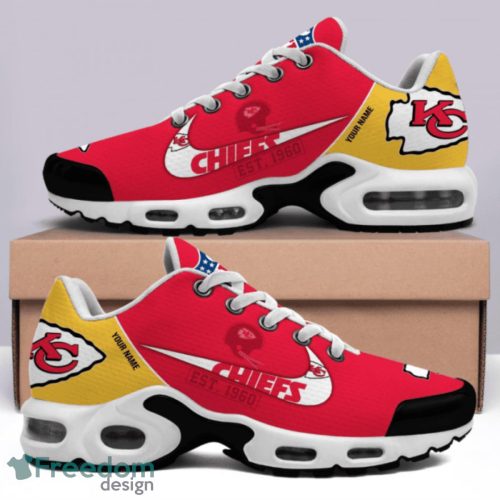 Kansas City Chiefs Est.1960 Custom Name Air Cushion Sneakers For Men And Women Product Photo 1