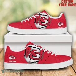 Kansas City Chiefs NFL Custom Name Unique Gift Low Top Skate Shoes Gifts For Fans